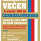 Slavnostní večer k výročí 100 let Československa 